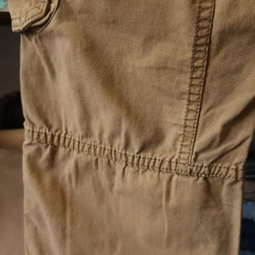 [BUNJANG] Carhartt Ripstop Cargo Pants / 칼하트 워크팬츠 립스탑 카고 팬츠 브라운 33x32
