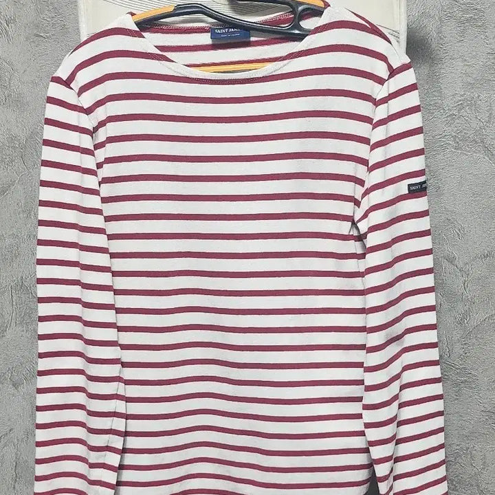 [SOLD OUT] 세인트제임스 빨강 스트라이프 긴팔티