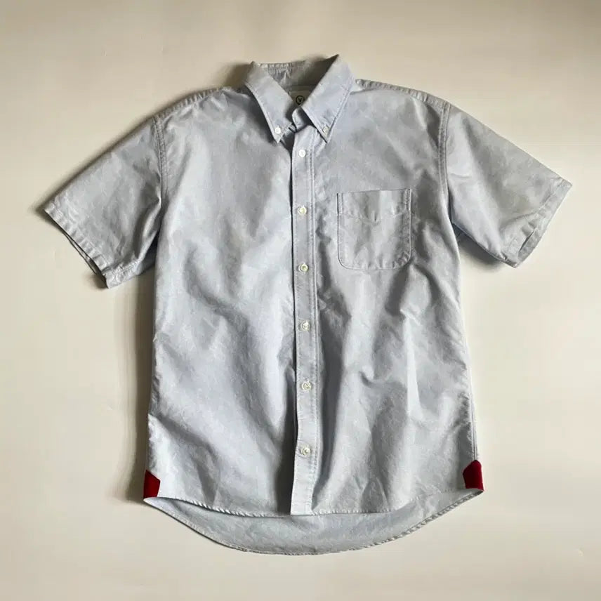 [BUNJANG] Visvim Short Sleeve Oxford Shirt / 비즈빔 Visvim 반팔 셔츠 남방