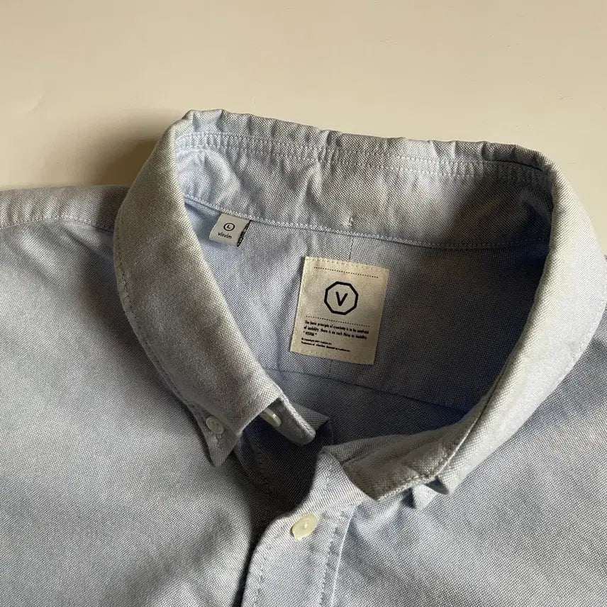 [BUNJANG] Visvim Short Sleeve Oxford Shirt / 비즈빔 Visvim 반팔 셔츠 남방