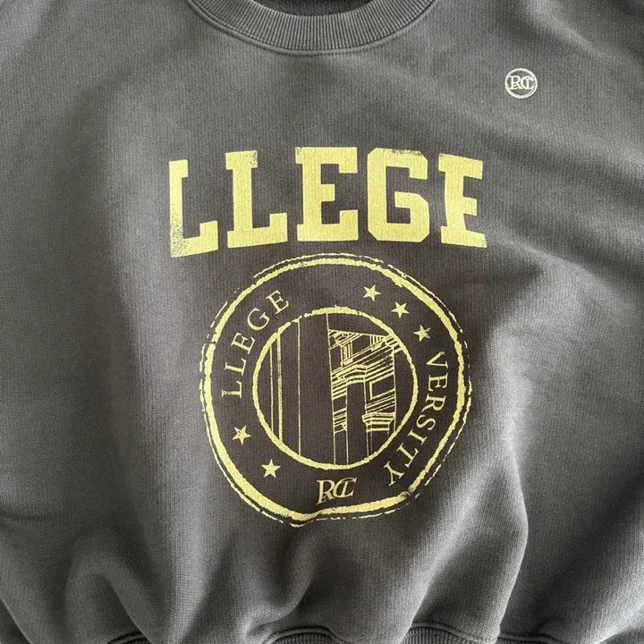 [BUNJANG] RECTO Crop Sweatshirt / 렉토 맨투맨 크롭