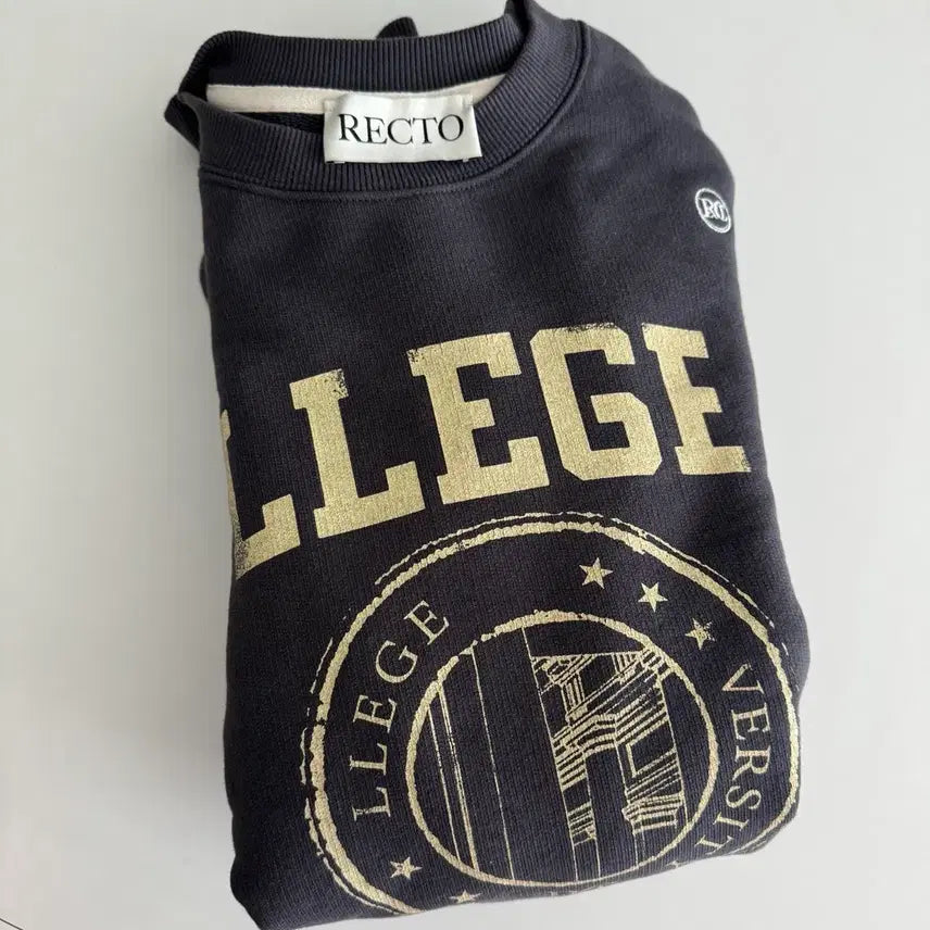[BUNJANG] RECTO Crop Sweatshirt / 렉토 맨투맨 크롭