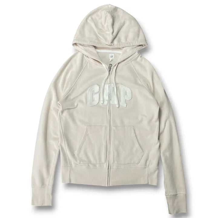 [BUNJANG] GAP Cream Hoodie Jacket XS / GAP 갭 크림 후드집업 xs