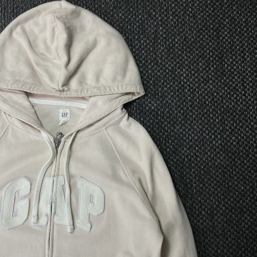 [BUNJANG] GAP Cream Hoodie Jacket XS / GAP 갭 크림 후드집업 xs