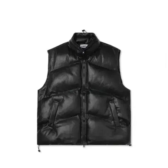 [SOLD OUT] LOWEL 오버핏 레더 패딩조끼