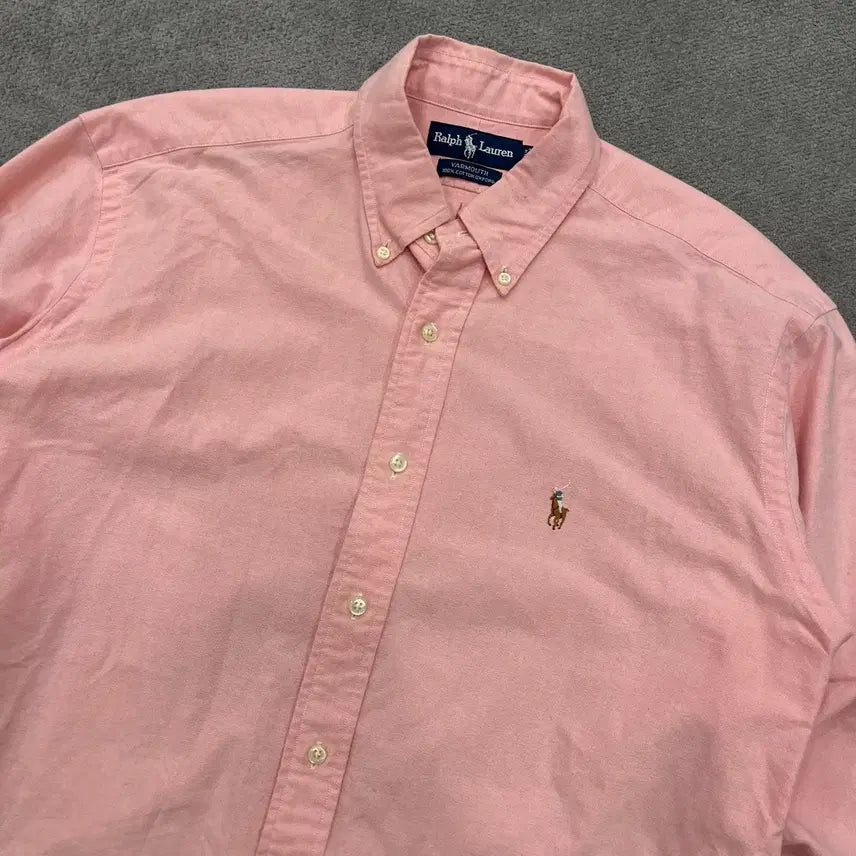 [BUNJANG] Polo Ralph Lauren Pink Oxford Shirt / 100 폴로 랄프로렌 핑크 옥스포드 셔츠