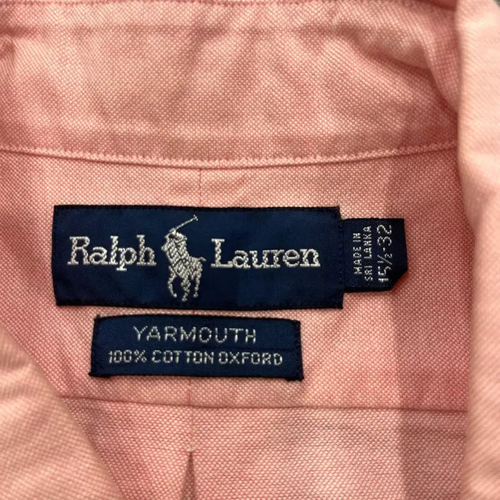 [BUNJANG] Polo Ralph Lauren Pink Oxford Shirt / 100 폴로 랄프로렌 핑크 옥스포드 셔츠