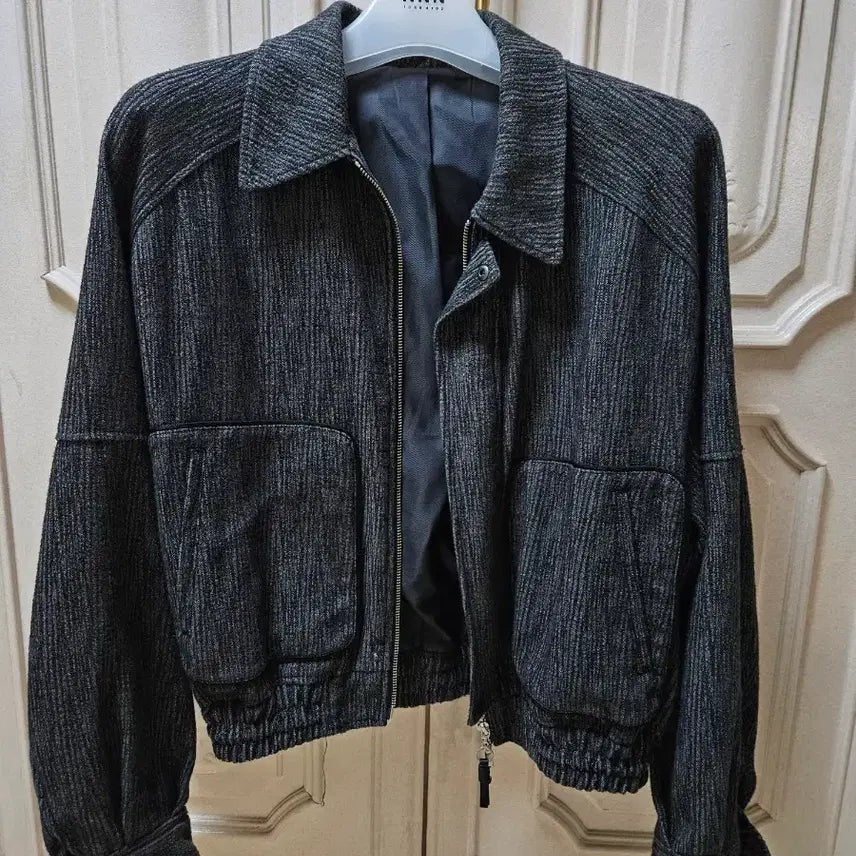 [BUNJANG] Elmood Grunge Oversized Blouson Gray 44 / 엘무드 그런지 오버사이즈 블루종 그레이 44