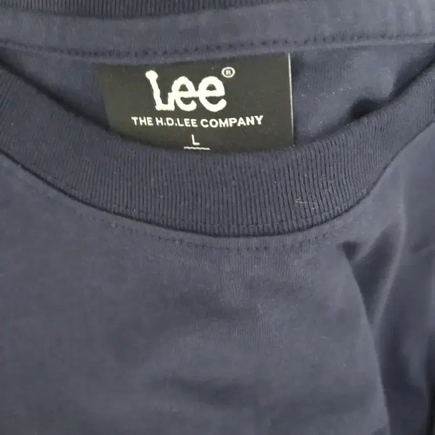 [BUNJANG] Lee Navy Long Sleeve T-shirt / Lee 리 긴팔 티셔츠 네이비