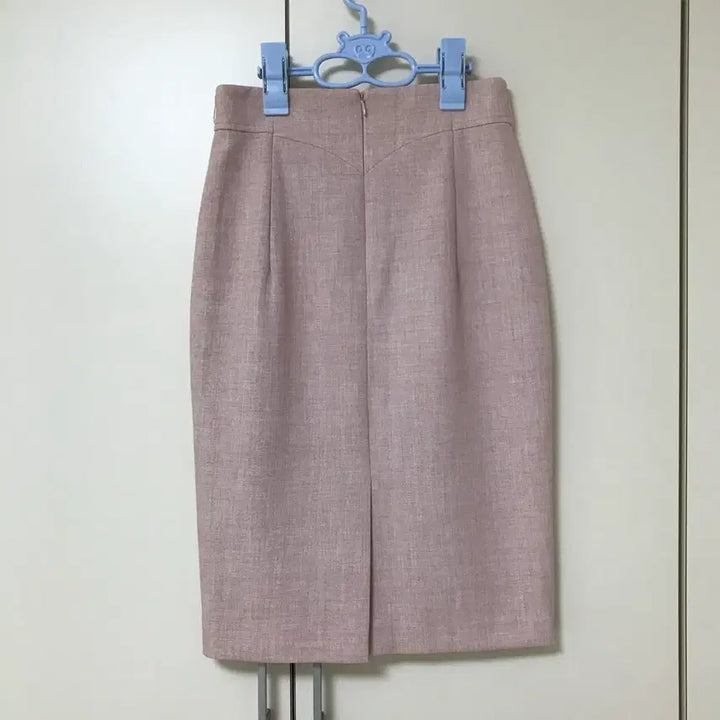 [BUNJANG] JJ JIGOTT Pink H-Line Midi Skirt / 새) JJ지고트 핑크 H라인 미디 스커트 하객룩 오피스룩 상견례룩