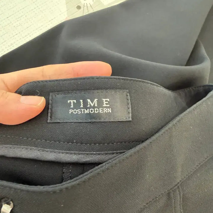[BUNJANG] TIME Black Wide Pants / TIME 타임 블랙 와이드 팬츠 55