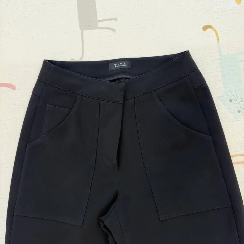 [BUNJANG] TIME Black Wide Pants / TIME 타임 블랙 와이드 팬츠 55