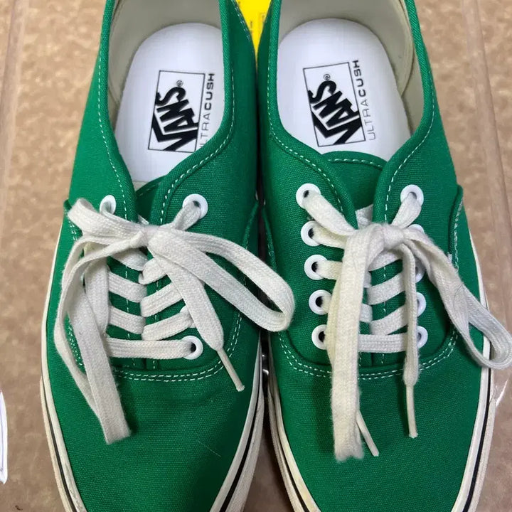 [BUNJANG] Vans Authentic 44DX Anaheim Green Sneakers / 반스 어센틱 44DX 에너하임 265