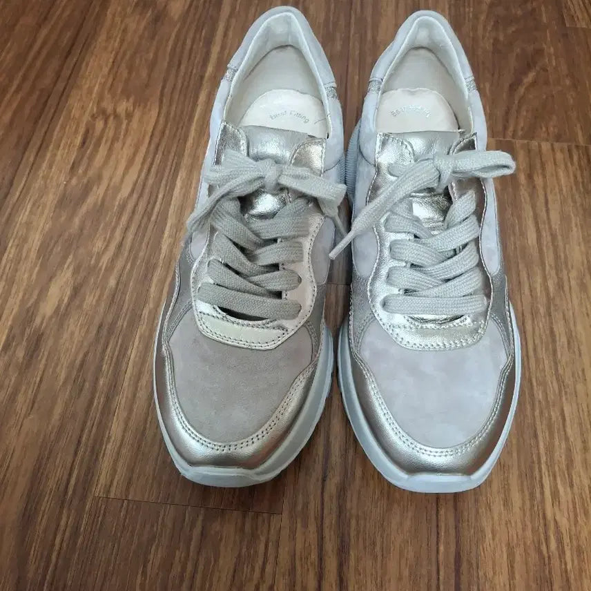 [BUNJANG] Gabor Sneakers Silver/Beige 230mm / Gabor 스니커즈 230mm 실버/베이지  매우깨끗