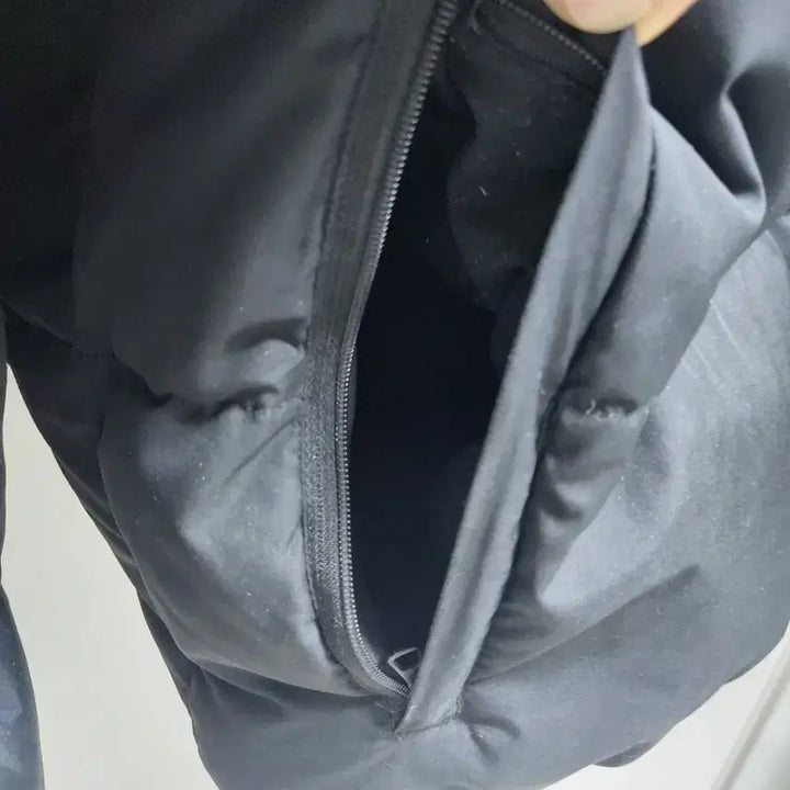 [BUNJANG] Lacoste Black Padded Jumper / 라코스테 블랙 패딩 점퍼