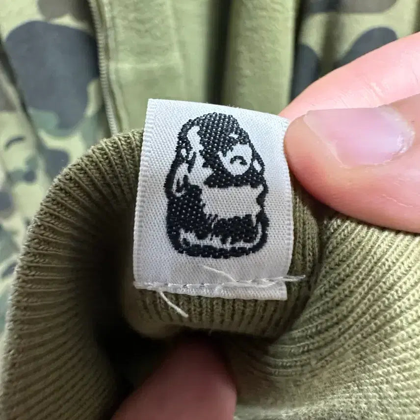 [BUNJANG] Bape Green Camo Hoodie Jacket XL / 베이프 베이프후드집업 베이프 녹계 xl 정품