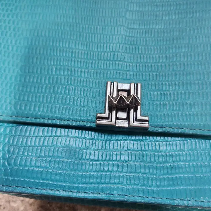 [BUNJANG] Lanvin Mini Crossbody Bag Emerald Green / 랑방 미니 크로스백 에메랄드색 숄더백