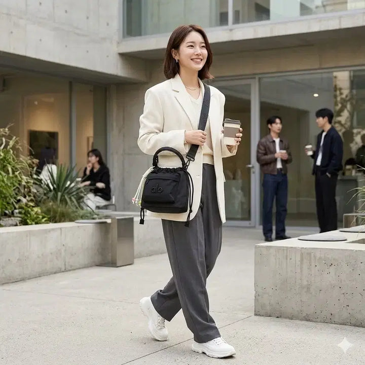 [BUNJANG] alo Bucket Boston Bag / alo 알로 보스턴 가방