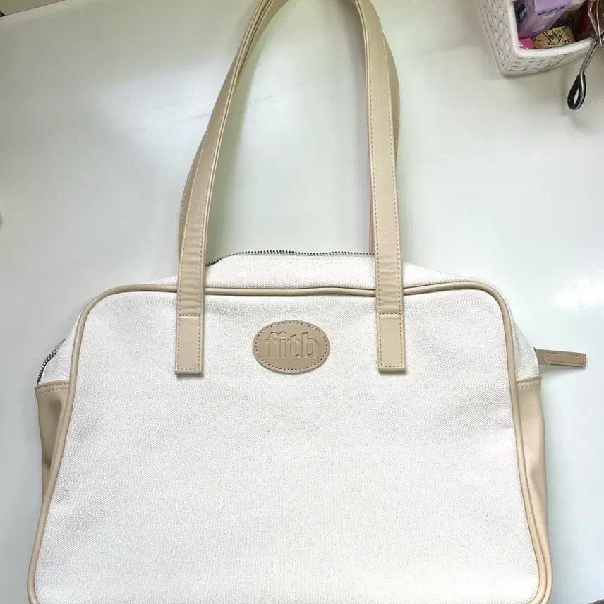 [BUNJANG] Fillintheblank Canvas Bag Ivory / 필인더블랭크 캔버스 백 ivory