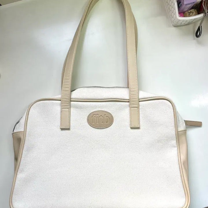 [BUNJANG] Fillintheblank Canvas Bag Ivory / 필인더블랭크 캔버스 백 ivory