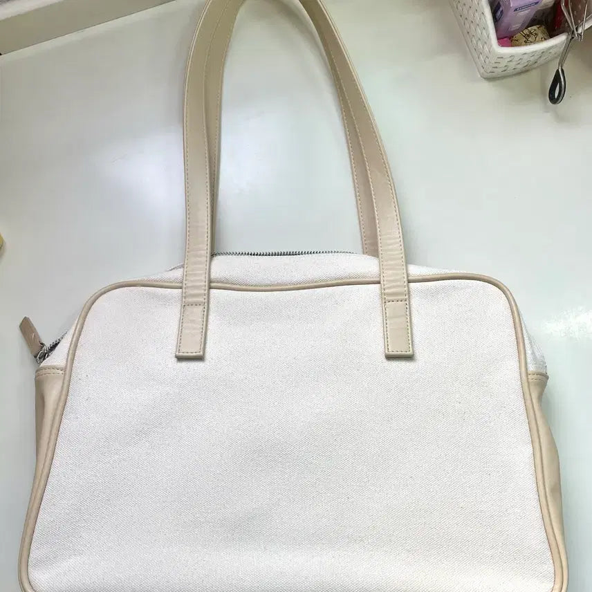 [BUNJANG] Fillintheblank Canvas Bag Ivory / 필인더블랭크 캔버스 백 ivory