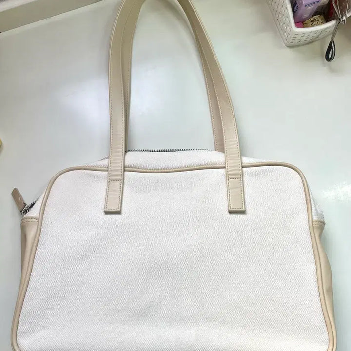 [BUNJANG] Fillintheblank Canvas Bag Ivory / 필인더블랭크 캔버스 백 ivory