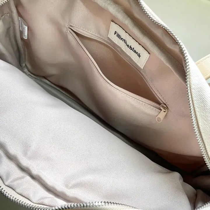 [BUNJANG] Fillintheblank Canvas Bag Ivory / 필인더블랭크 캔버스 백 ivory