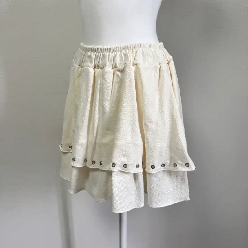 [BUNJANG] Kangkang Ruffle Mini Skirt / 새상품) 캉캉 러플 미니 스커트