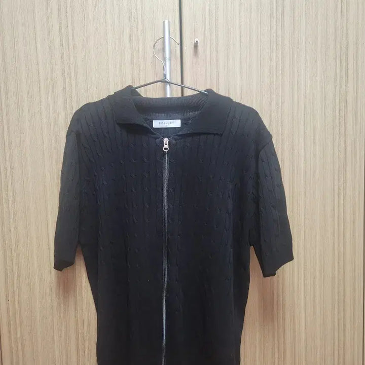 [BUNJANG] EVLLET Roceni Cable Knit Zip-Up / EVLLET 로체니 케이블 카라 니트 집업 새상품(88~
