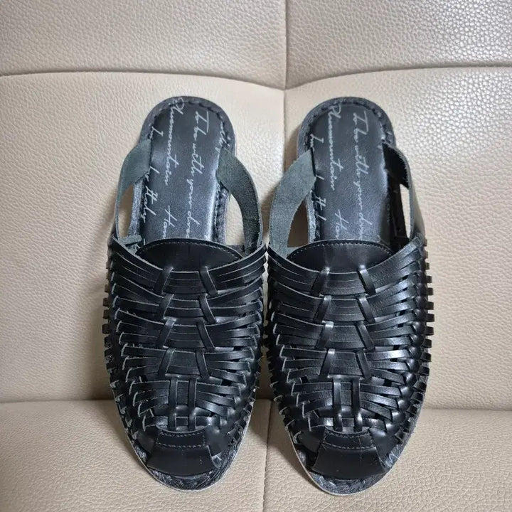 [BUNJANG] Blue Mountain Tress Leather Block Loafers / 블루마운틴  트레스 천연가죽 블로퍼