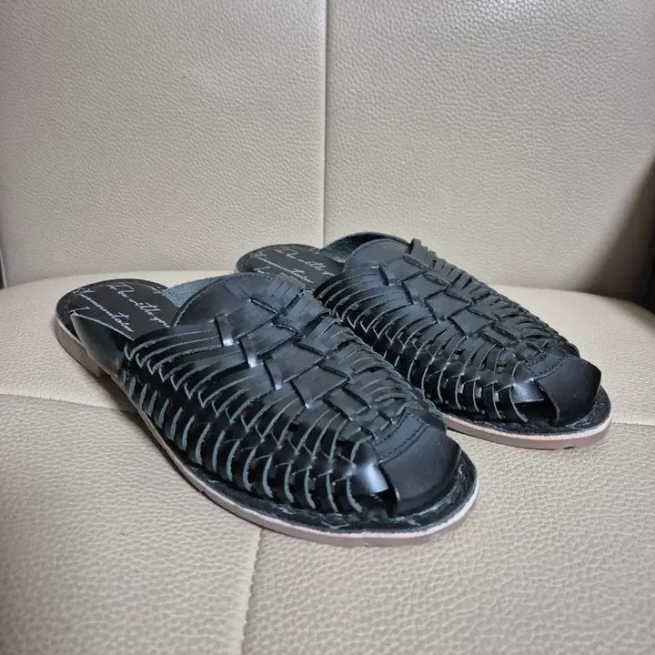 [BUNJANG] Blue Mountain Tress Leather Block Loafers / 블루마운틴  트레스 천연가죽 블로퍼