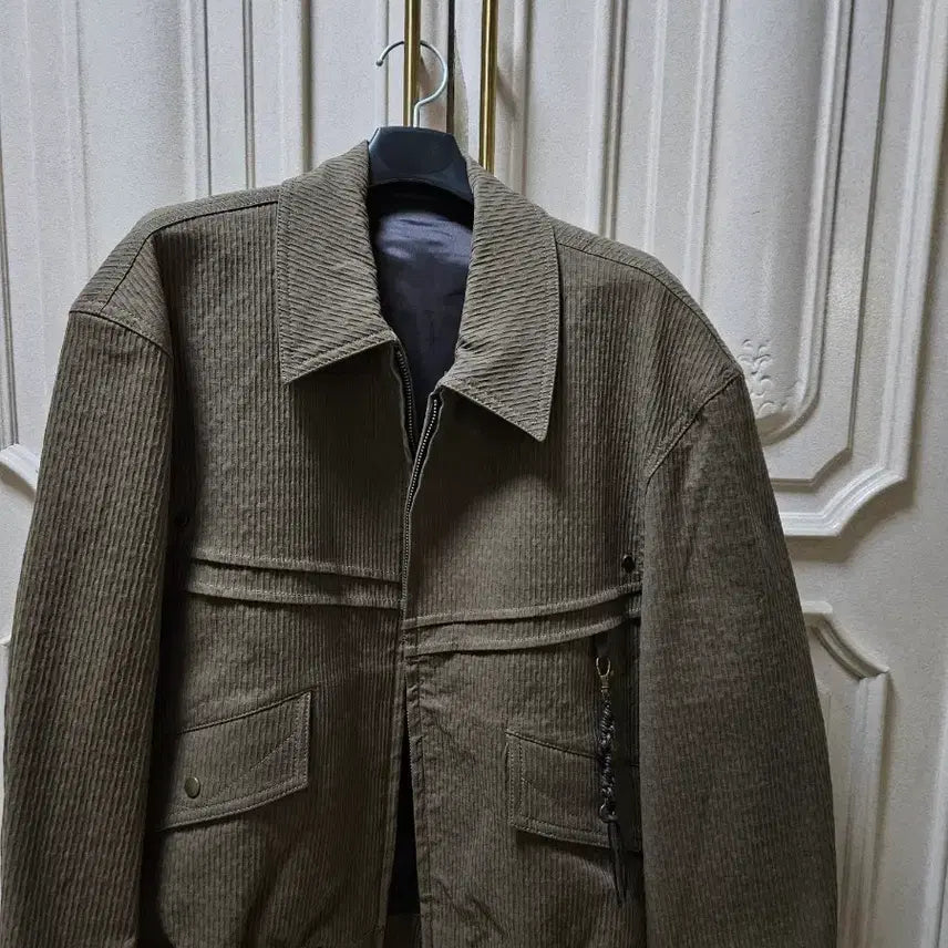 [BUNJANG] Ellude Dusty Western Blouson Jacket Khaki / 엘무드 더스티 웨스턴 블루종 자켓 카키 44
