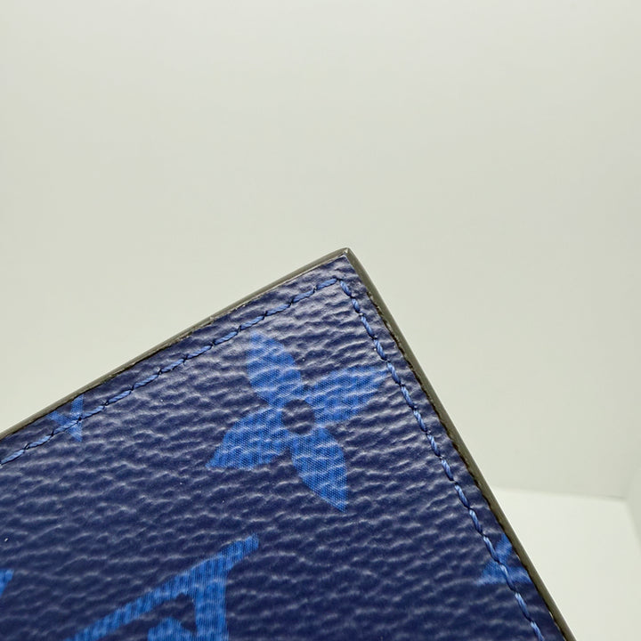 [BUNJANG] Louis Vuitton Card Holder Coin Wallet Blue Monogram M30270 / [루이비통] 카드홀더 코인 지갑 블루 모노그램 M30270 / A+급