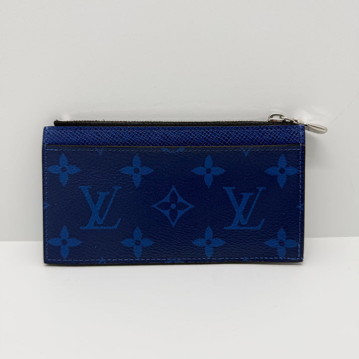 [BUNJANG] Louis Vuitton Card Holder Coin Wallet Blue Monogram M30270 / [루이비통] 카드홀더 코인 지갑 블루 모노그램 M30270 / A+급