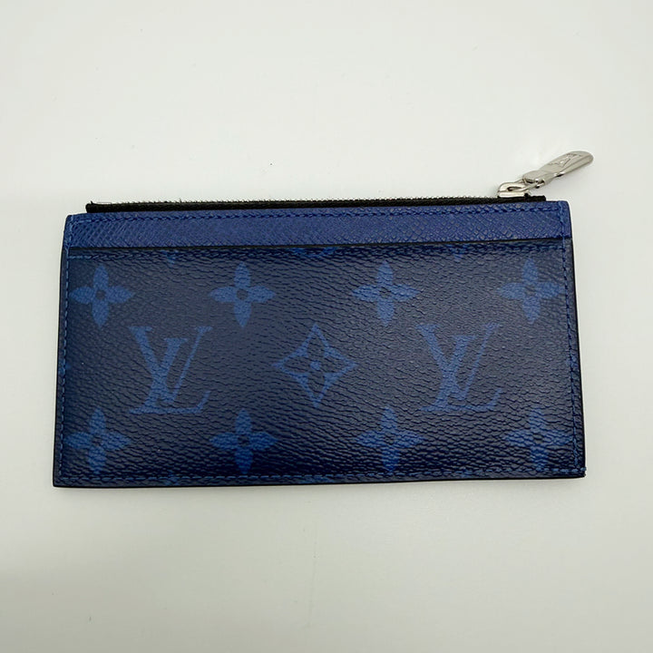 [BUNJANG] Louis Vuitton Card Holder Coin Wallet Blue Monogram M30270 / [루이비통] 카드홀더 코인 지갑 블루 모노그램 M30270 / A+급