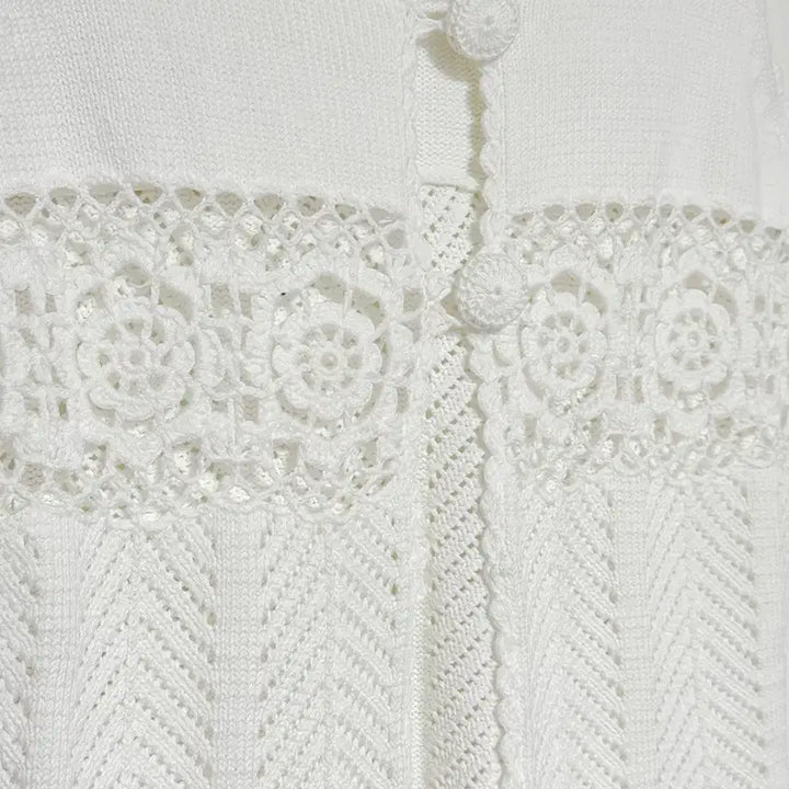 [BUNJANG] Vintage Two-Button Knit Vest / 일본빈티지 투버튼트임뜨개조끼베스트 화이트모리걸하구미룩갸루y2k히피