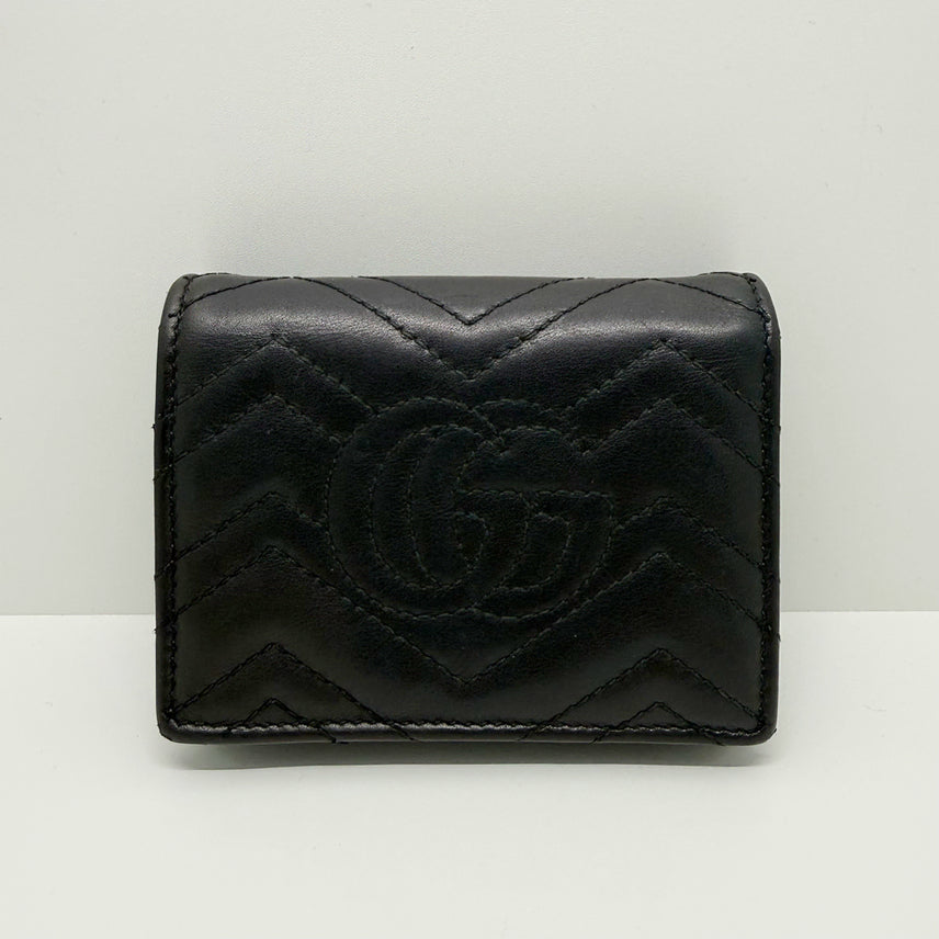 [BUNJANG] Gucci GG Marmont Matelassé Card Case Wallet / [구찌] GG 마몬트 마틀라세 카드지갑 466492 / A급