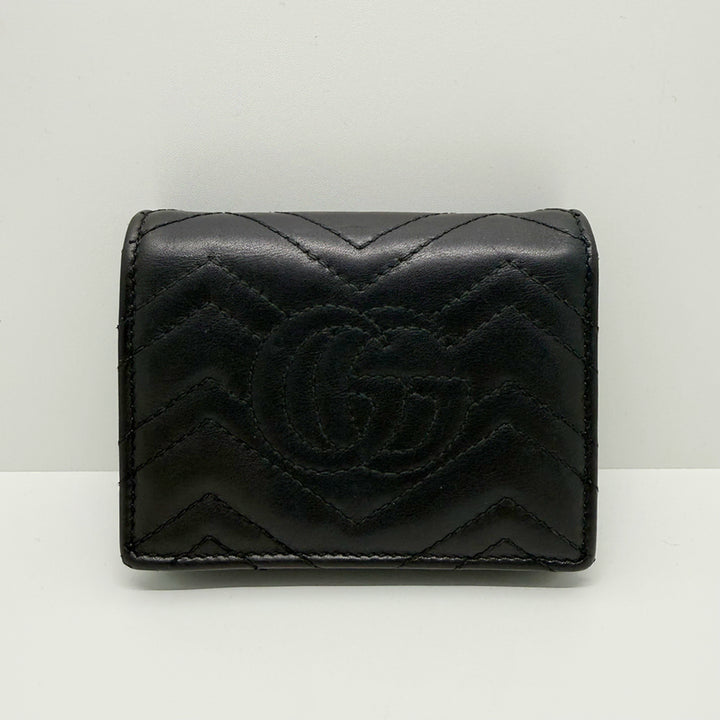 [BUNJANG] Gucci GG Marmont Matelassé Card Case Wallet / [구찌] GG 마몬트 마틀라세 카드지갑 466492 / A급
