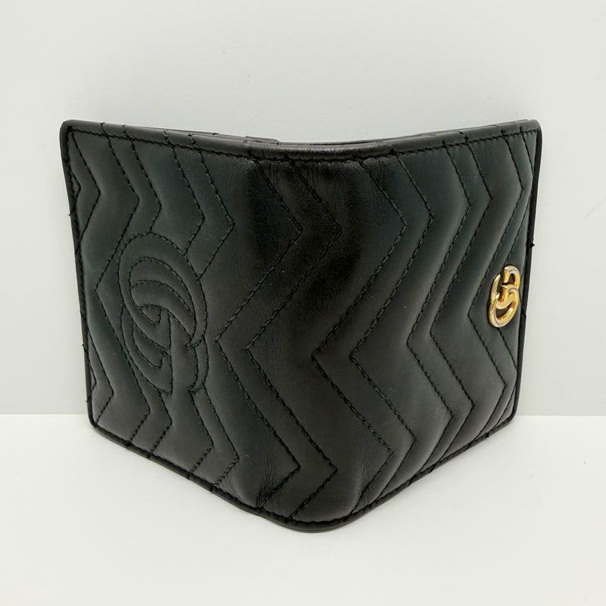[BUNJANG] Gucci GG Marmont Matelassé Card Case Wallet / [구찌] GG 마몬트 마틀라세 카드지갑 466492 / A급