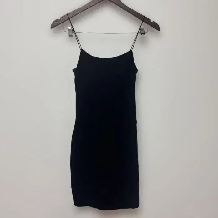 [BUNJANG] Black Slim Fit Sleeveless Mini Dress / 블랙 슬림핏 민소매 원피스