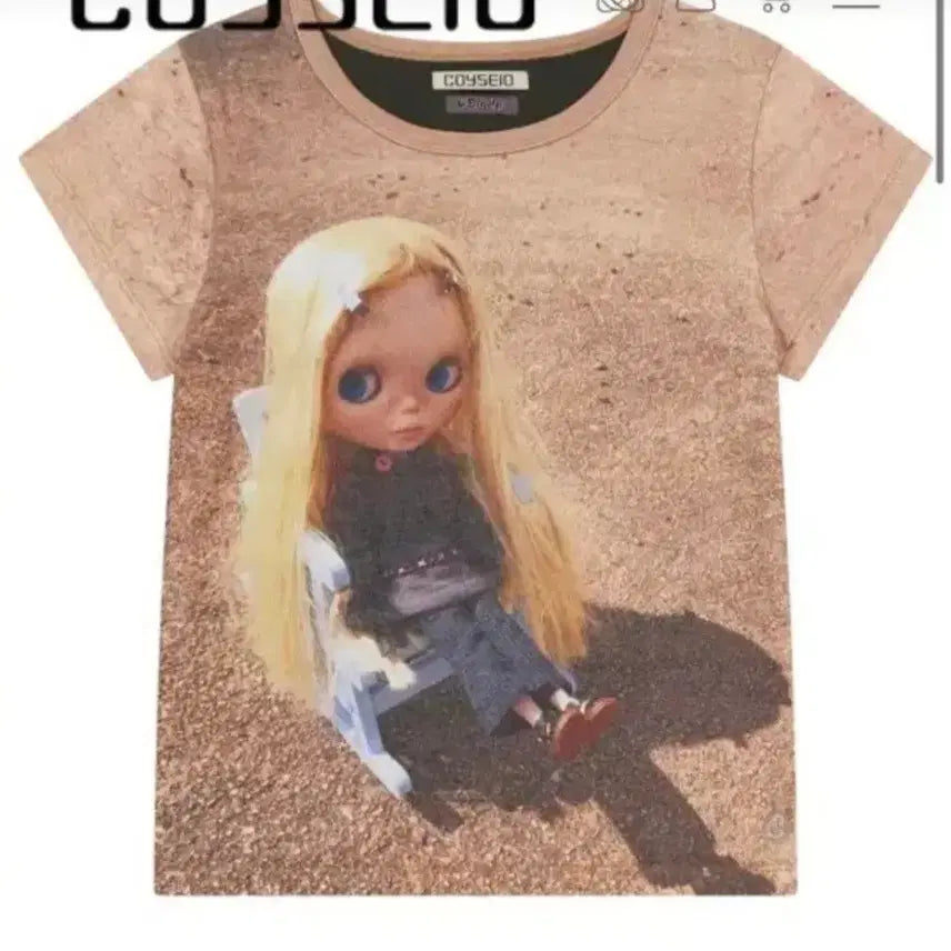 [SOLD OUT] COYSEIO 브라이스 인형 티셔츠 애쉬브라운 새상품