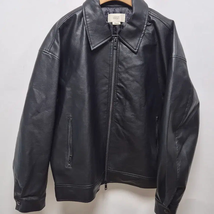[BUNJANG] La Fiche Store Leather Jacket (Size M) / (167) 라퍼지스토어 레더자켓