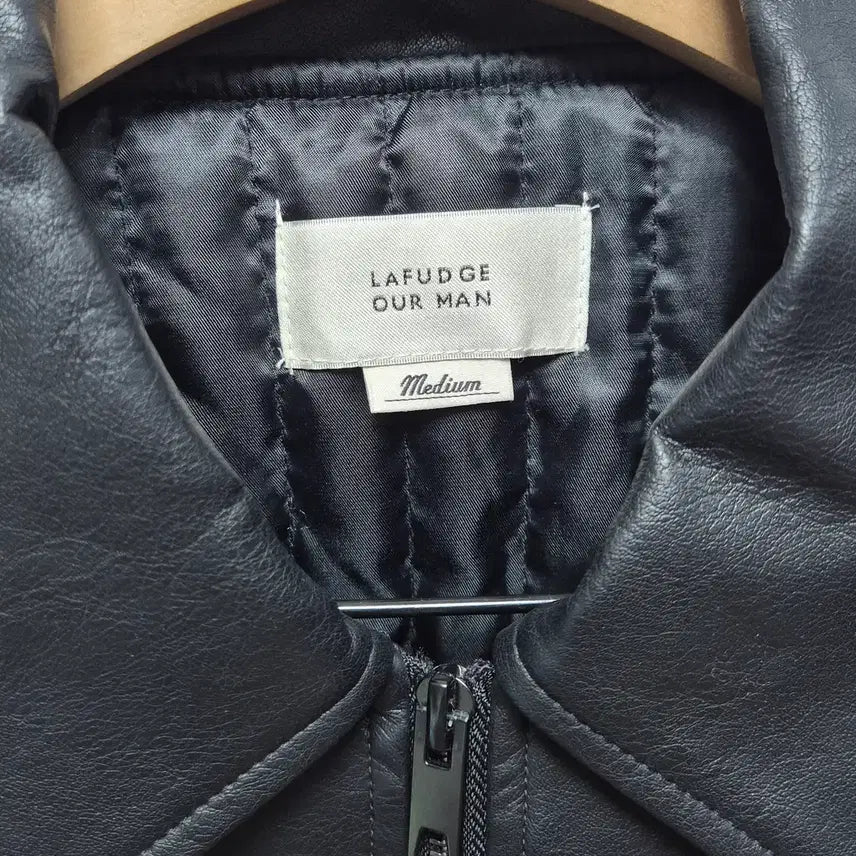 [BUNJANG] La Fiche Store Leather Jacket (Size M) / (167) 라퍼지스토어 레더자켓