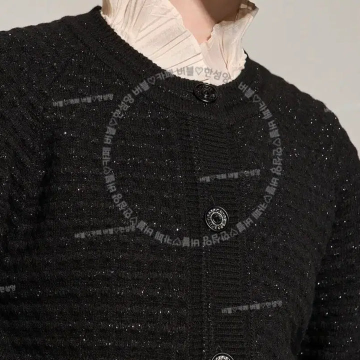 [BUNJANG] Obzee Glitter Cardigan Size 95 / 한섬 오브제 글리터 가디건