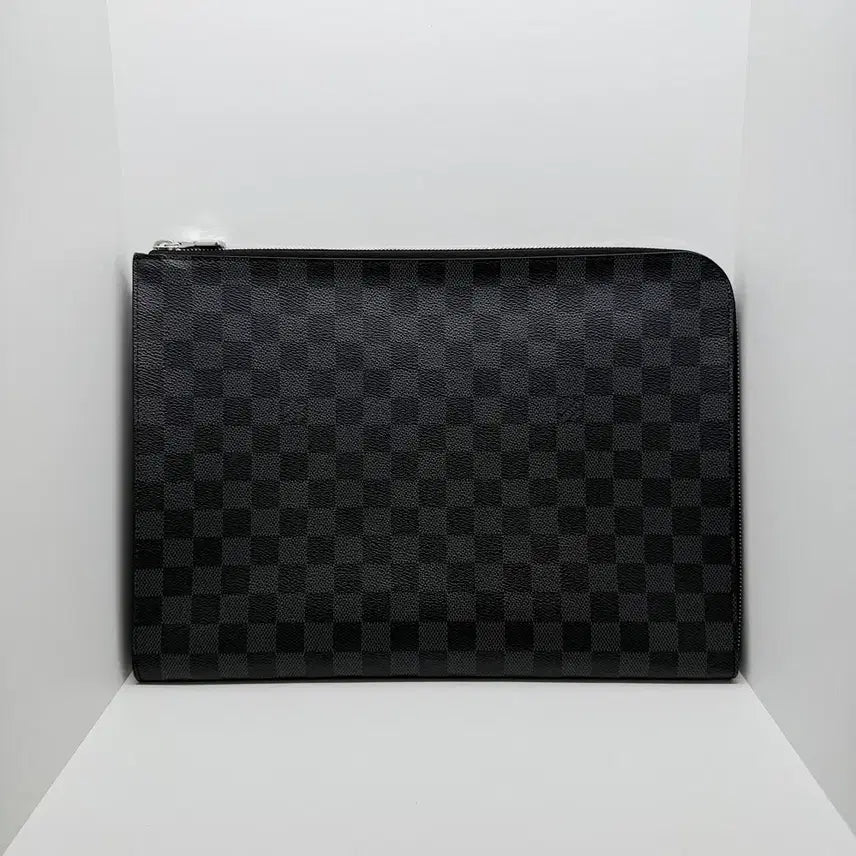 [BUNJANG] Louis Vuitton Pochette Jour GM Damier Clutch Bag N64437 / [루이비통] 포쉐트 주르 GM 다미에 클러치백 N64437 / A+급