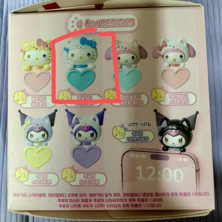 [BUNJANG] Sanrio Hyper Cat Sky Blue Kitty Figure (Sealed) / (미개봉)산리오히퍼야옹이/2번하늘색키티