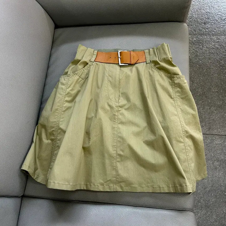 [BUNJANG] System Midi Skirt / 한섬 시스템 미디 스커트(64)