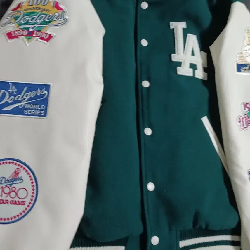[BUNJANG] New Era LA Dodgers Varsity Jacket / 뉴에라 LA다저스 바시티자켓 야구점퍼