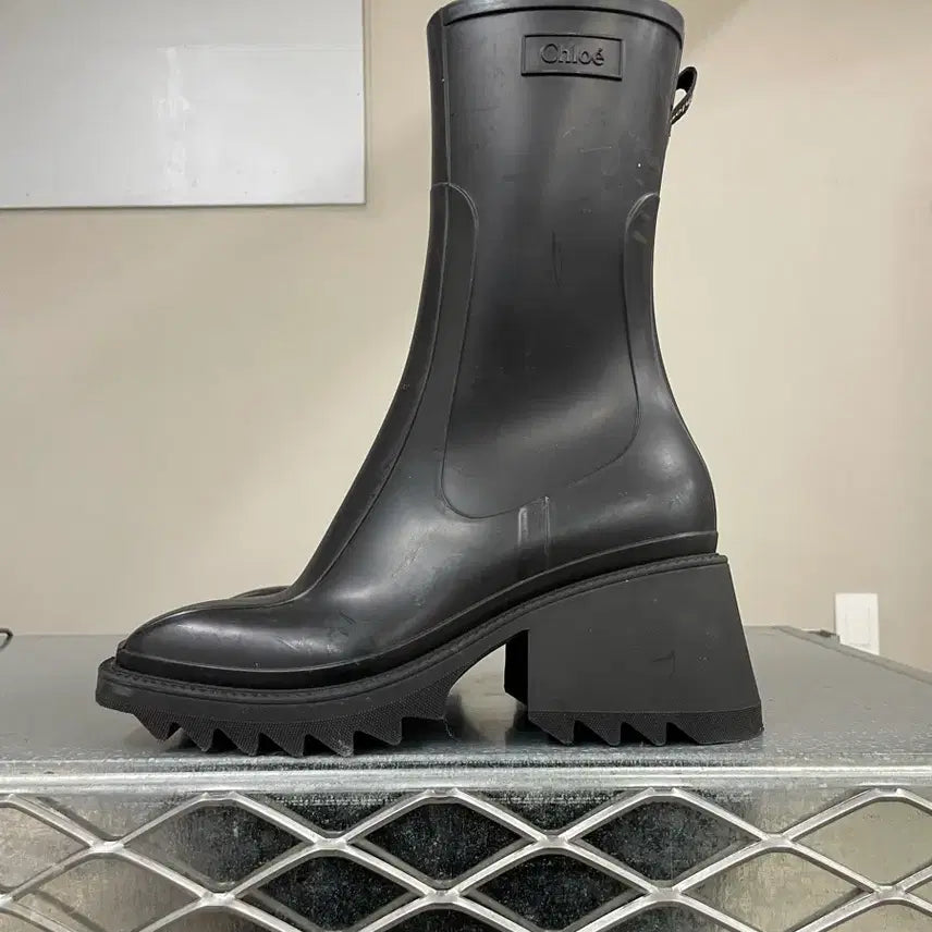 [BUNJANG] Chloé Betty Leather Rain Boots / 끌로에 베티 레인부츠  38 (gr-4518)
