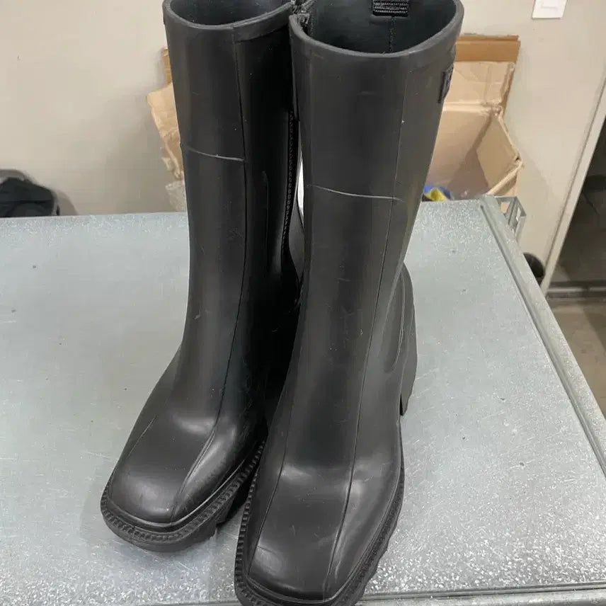 [BUNJANG] Chloé Betty Leather Rain Boots / 끌로에 베티 레인부츠  38 (gr-4518)
